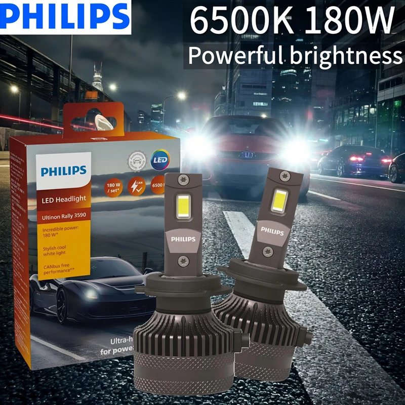 Philips Ultinon Rally 3590 H7 Led Headlight Bulbs 90W High Power H1 H4 H8 H11 9005 HB3 9006 HB4 9012 HIR2 Auto Lamps Fog Lights
Philips Ultinon Rally 3590 H7 Led Headlight Bulbs 90W High Power H1 H4 H8 H11 9005 HB3 9006 HB4 9012 HIR2 Auto Lamps Fog Lights