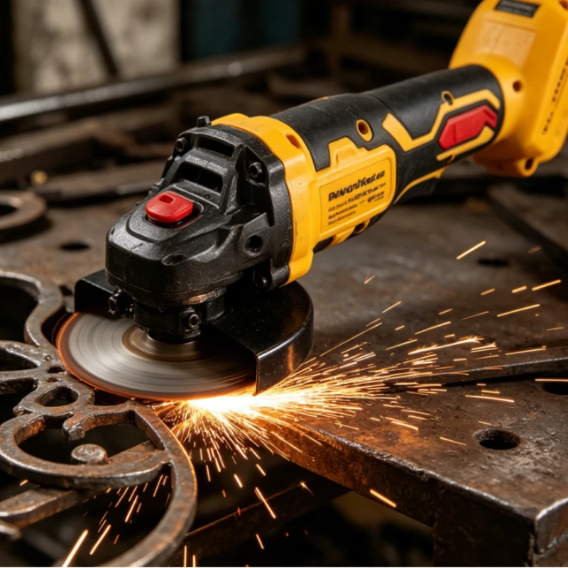 SuperPan Industrial Grade Brushless Angle Grinder 10000RPM M14, Cordless Grinding Power Tool with Wrench, No Battery
SuperPan Industrial Grade Brushless Angle Grinder 10000RPM M14, Cordless Grinding Power Tool with Wrench, No Battery