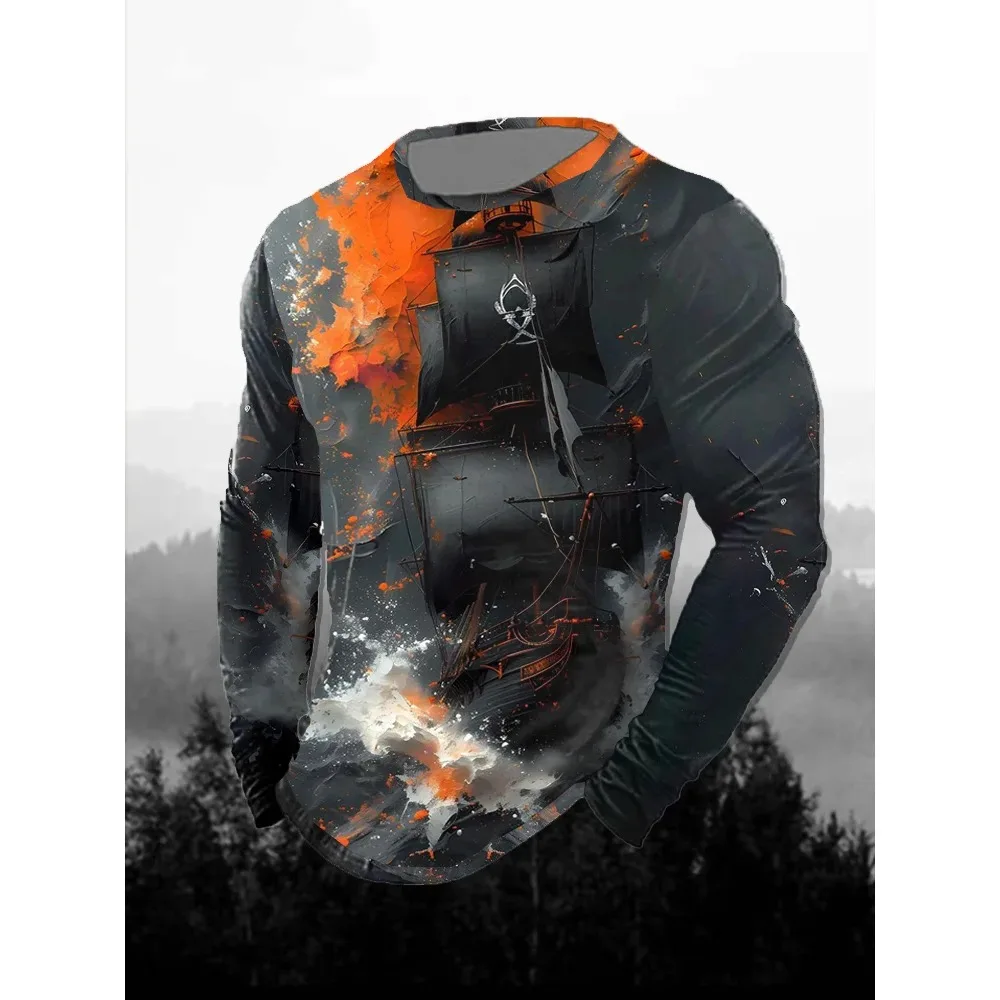 3D printed lion pattern men's T-shirt casual and comfortable fast drying long sleeved T-shirt suitable for both men and women fa
3D printed lion pattern men's T-shirt casual and comfortable fast drying long sleeved T-shirt suitable for both men and women fa