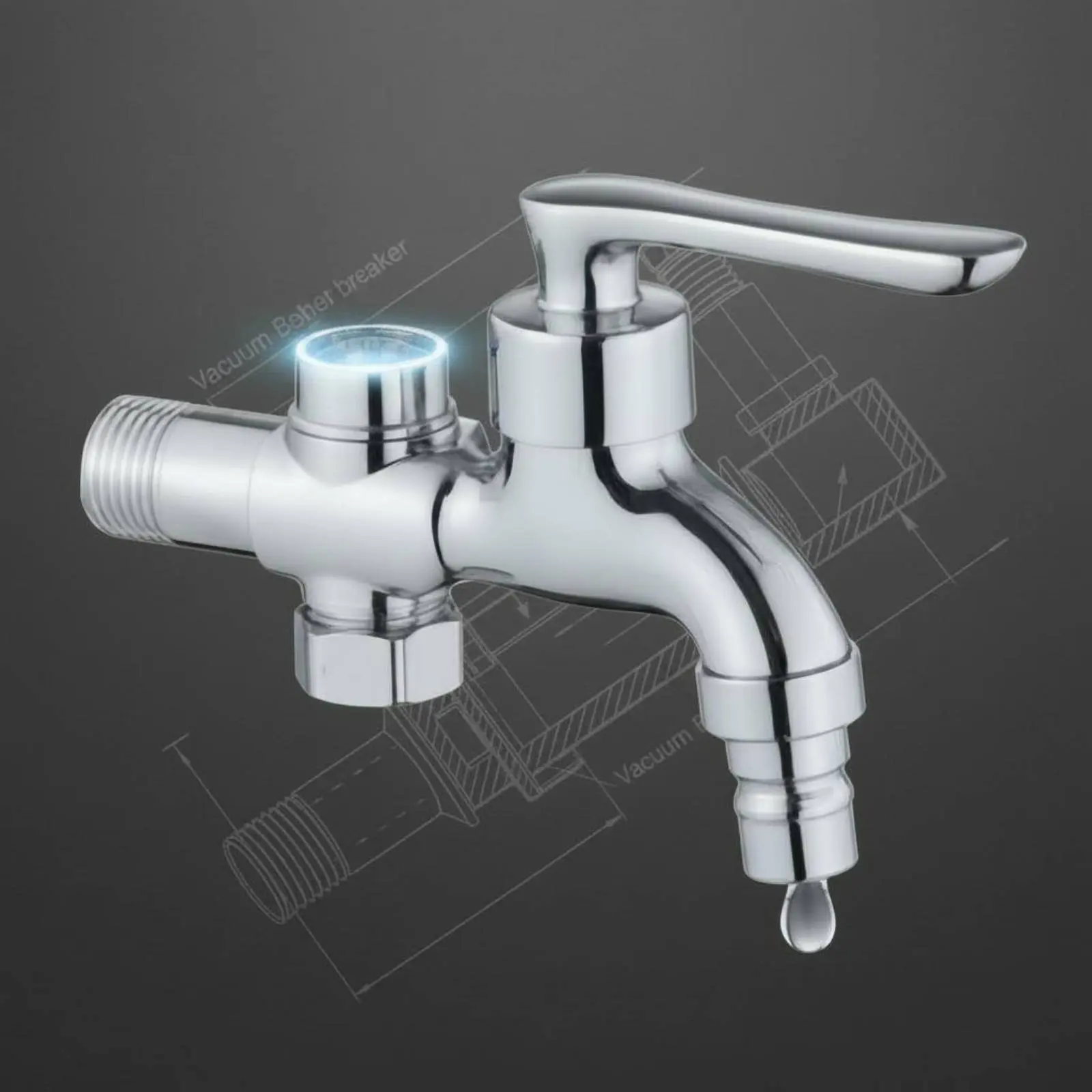 Vacuum Breaker Faucet Grip Handle Pressure Relief Mechanism Tap Brass Utility Faucet Electroplated Plated Plumbing Fixture
Vacuum Breaker Faucet Grip Handle Pressure Relief Mechanism Tap Brass Utility Faucet Electroplated Plated Plumbing Fixture