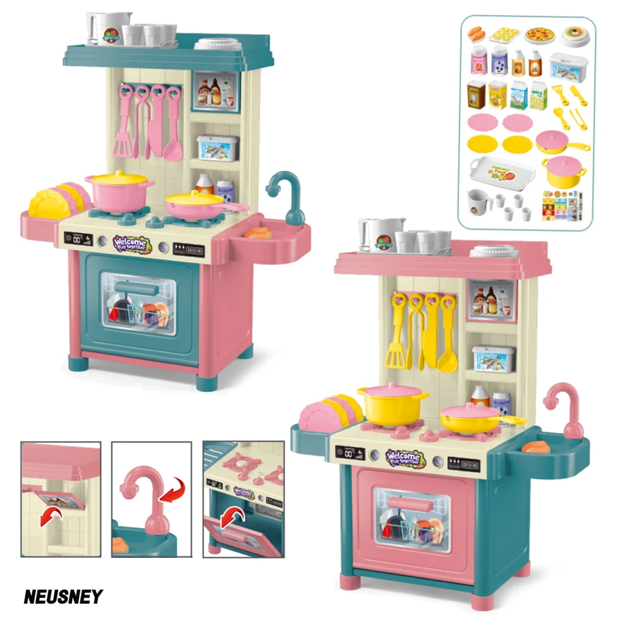 mini 53PCS Pretend Play Kitchen Toy Set: Educational Toy for Parent-Child Interaction, All accessories Randomly
mini 53PCS Pretend Play Kitchen Toy Set: Educational Toy for Parent-Child Interaction, All accessories Randomly