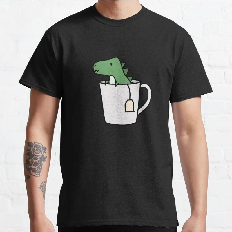 Funny Tea-Rex Teacup Dinosaur Cute Dinosaur Kawaii T-Rex pun humor Graphic T Shirts large size Adult tops S-6XL
Funny Tea-Rex Teacup Dinosaur Cute Dinosaur Kawaii T-Rex pun humor Graphic T Shirts large size Adult tops S-6XL