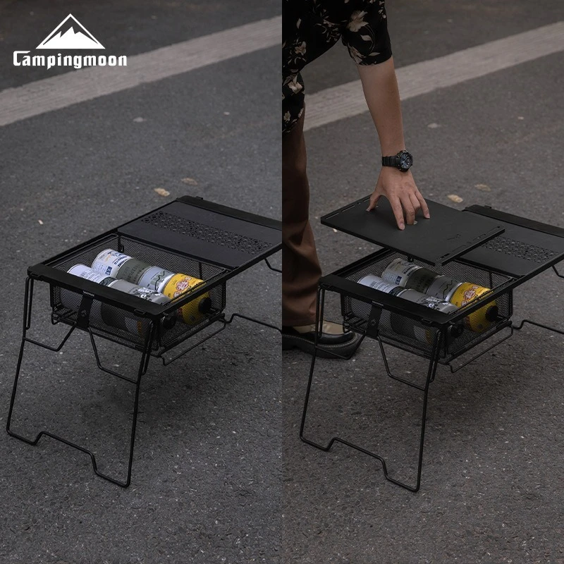 CAMPINGMOON CK-24BK Outdoor IGT Table Unit Combination Multi functional Water Filter Basket Iron Camping Storage Cage
CAMPINGMOON CK-24BK Outdoor IGT Table Unit Combination Multi functional Water Filter Basket Iron Camping Storage Cage