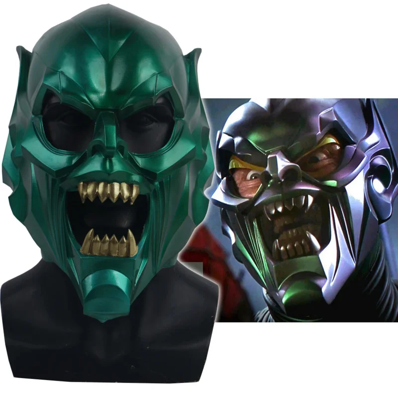 Spider Mask No Way Home Green Goblin Man and Woman Masks Latex Cosplay Peter Parker Costume Tom Holland Halloween Party
Spider Mask No Way Home Green Goblin Man and Woman Masks Latex Cosplay Peter Parker Costume Tom Holland Halloween Party