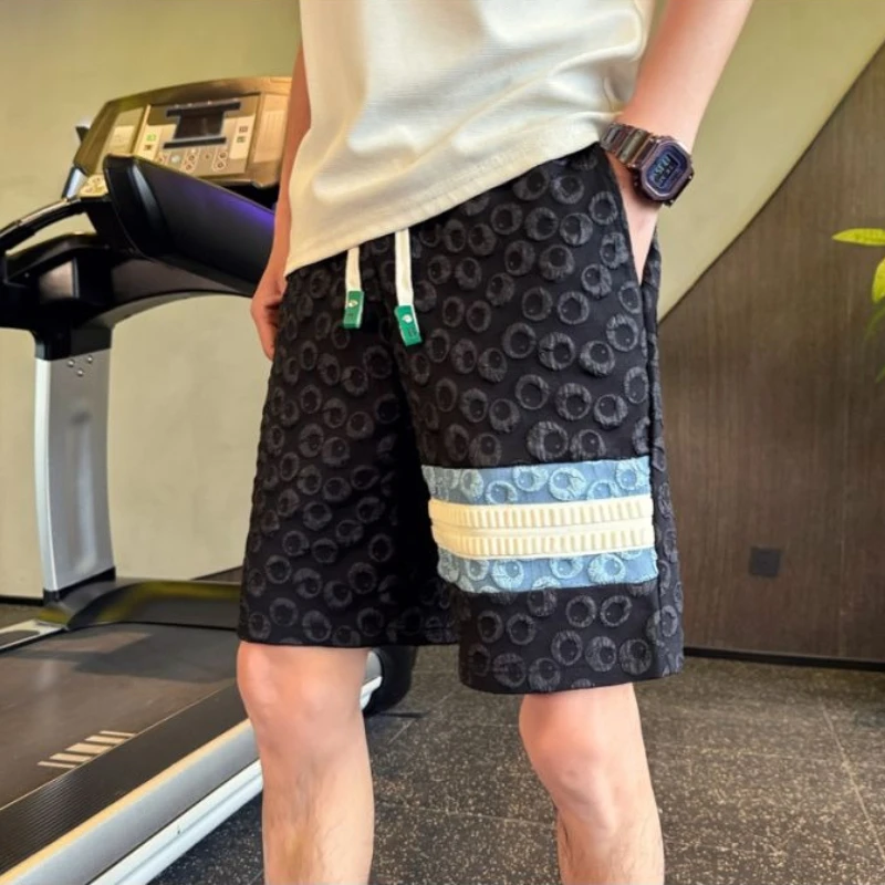Men's 5-Inch Casual Summer Shorts Loose Comfortable Breathable Stripe Jacquard Lightweight for Outdoor
Men's 5-Inch Casual Summer Shorts Loose Comfortable Breathable Stripe Jacquard Lightweight for Outdoor