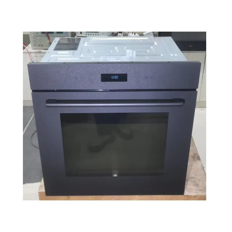 XL2 24 inch 60 cm embedded electric oven, matte finish, touch control, black glass 80 liter kitchen wall mounted oven
XL2 24 inch 60 cm embedded electric oven, matte finish, touch control, black glass 80 liter kitchen wall mounted oven