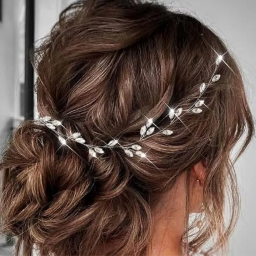 Wedding Hair Accessories Silver Bridal Hair Piece Rhinestone Hair Vine for Women
Wedding Hair Accessories Silver Bridal Hair Piece Rhinestone Hair Vine for Women