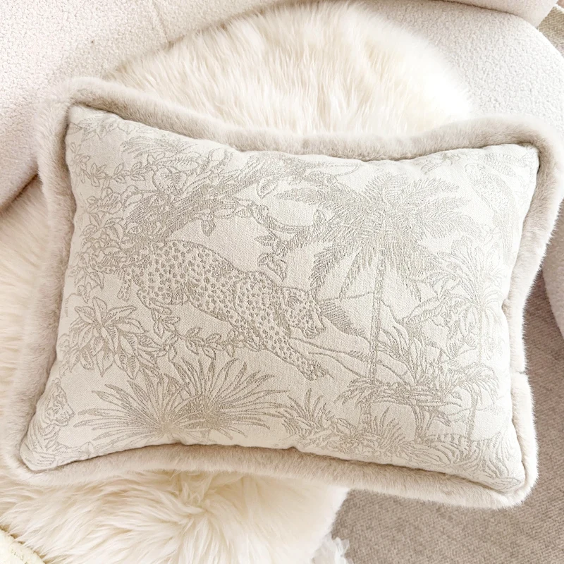 Декоративная подушка для дивана в стиле французского кантри, для гостиной, с изображением тигра в лесу
Декоративная подушка для дивана в стиле французского кантри, для гостиной, с изображением тигра в лесу