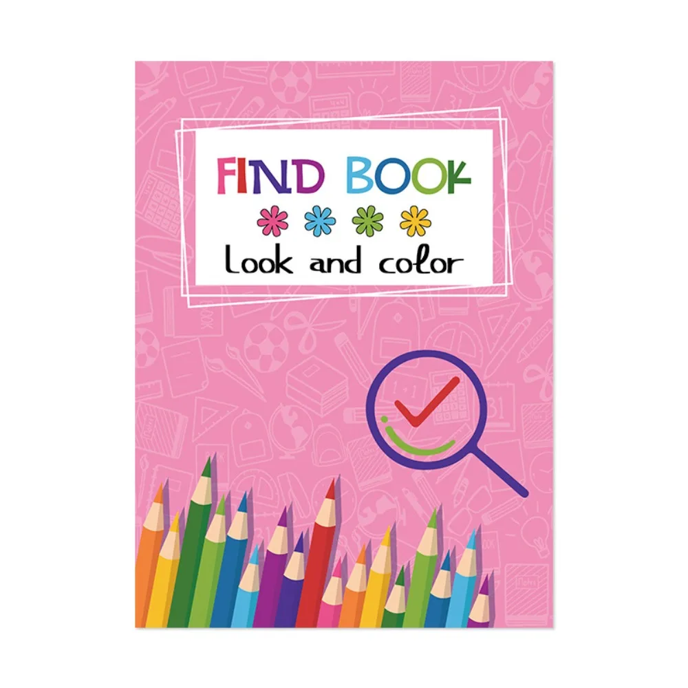 Professional Look And Color Find Book Color Filling Drawing Find Coloring Book Thick Paper Stationery Coloring Activity Book
Professional Look And Color Find Book Color Filling Drawing Find Coloring Book Thick Paper Stationery Coloring Activity Book