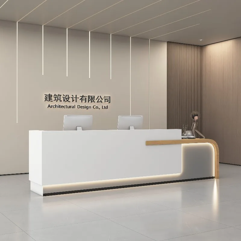 Executive Company Reception Desks Modern Wood Long Display Welcome Reception Desks Aesthetic Design Mostrador Trendy Furniture
Executive Company Reception Desks Modern Wood Long Display Welcome Reception Desks Aesthetic Design Mostrador Trendy Furniture
