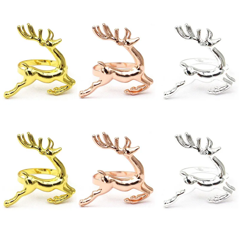 12pcs Hotel Home Tableware Christmas Deer Napkins Clasps Gold Silver Reindeer Napkins Rings Alloy Dining Table Decorations Party
12pcs Hotel Home Tableware Christmas Deer Napkins Clasps Gold Silver Reindeer Napkins Rings Alloy Dining Table Decorations Party