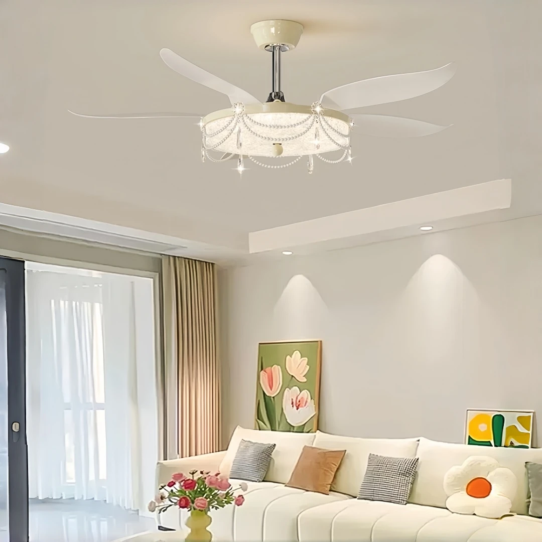 French Cream Style Ceiling Fan with Light Elegant Chandelier Fan for Living Room Bedroom Dining Room Kitchen Island Home Decor
French Cream Style Ceiling Fan with Light Elegant Chandelier Fan for Living Room Bedroom Dining Room Kitchen Island Home Decor