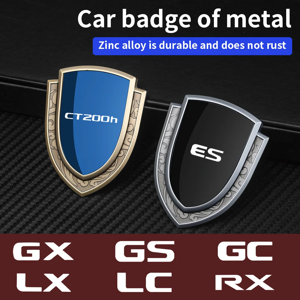 Car Alloy Body 3D Metal Sticker Trunk Decal Golden Silver Side Logo For Lexus CT200h ES GC GS GX IS LC LS LX NX RC RX UX
Car Alloy Body 3D Metal Sticker Trunk Decal Golden Silver Side Logo For Lexus CT200h ES GC GS GX IS LC LS LX NX RC RX UX