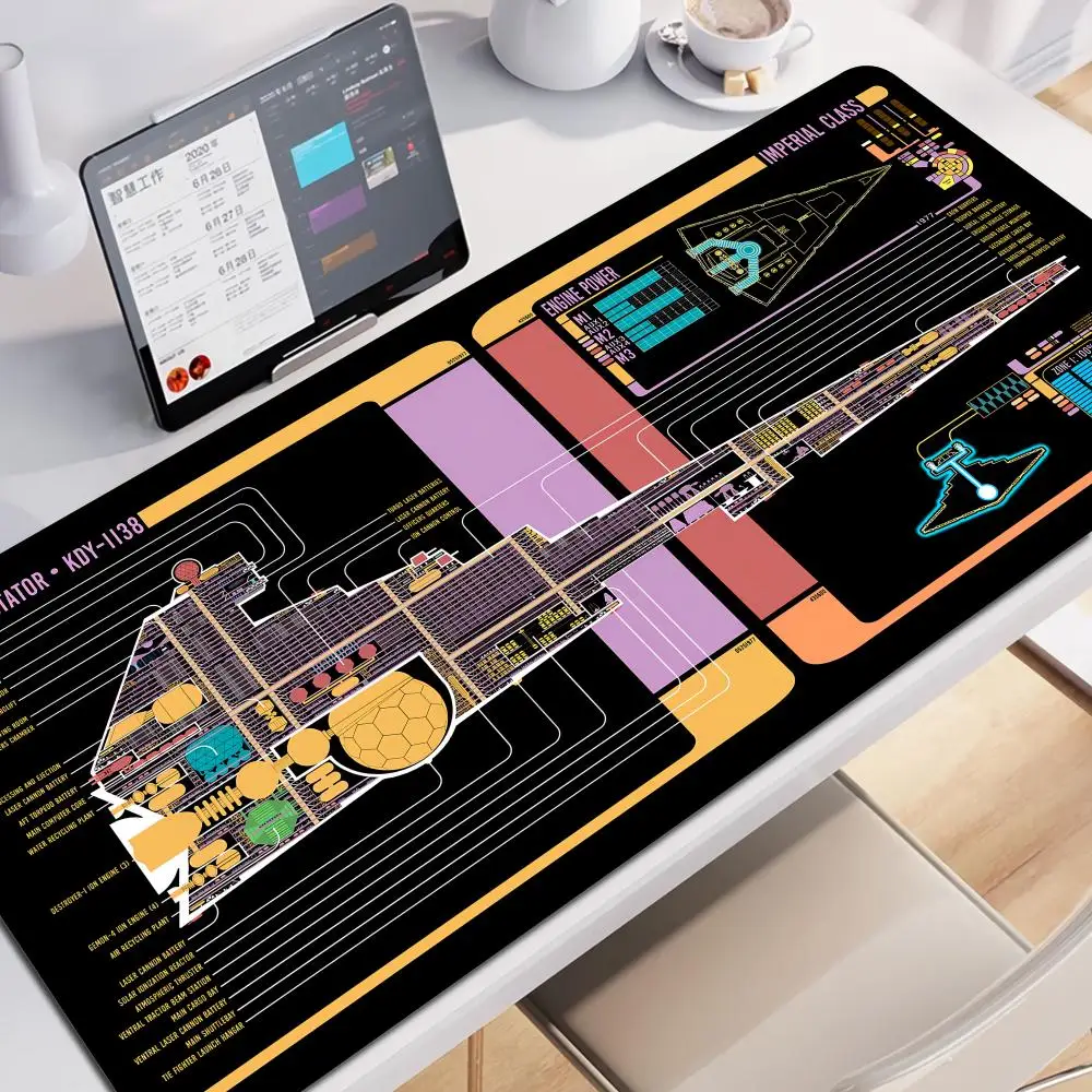 Large Game Mouse Pad Star Trek Office Accessories Keyboard Non-slip Extended Starship Blueprint Gamer Computer Cabinet Desk Pads
Large Game Mouse Pad Star Trek Office Accessories Keyboard Non-slip Extended Starship Blueprint Gamer Computer Cabinet Desk Pads