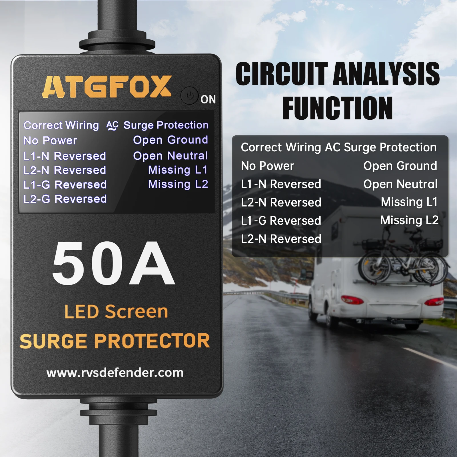 3.55 inch LED Display Surge Protector Waterproof Cover Power Socket
3.55 inch LED Display Surge Protector Waterproof Cover Power Socket