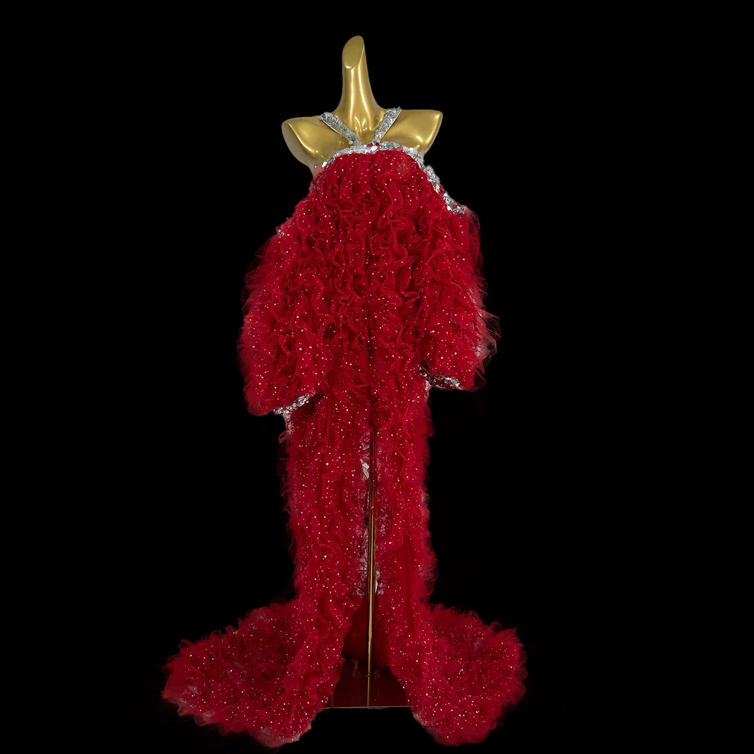 Gorgeous Plush Cloak Autumn Winter Fur Long Tailed Coat Birthday Banquet Wedding Banquet Costume Stage Performance Evening Dress
Gorgeous Plush Cloak Autumn Winter Fur Long Tailed Coat Birthday Banquet Wedding Banquet Costume Stage Performance Evening Dress