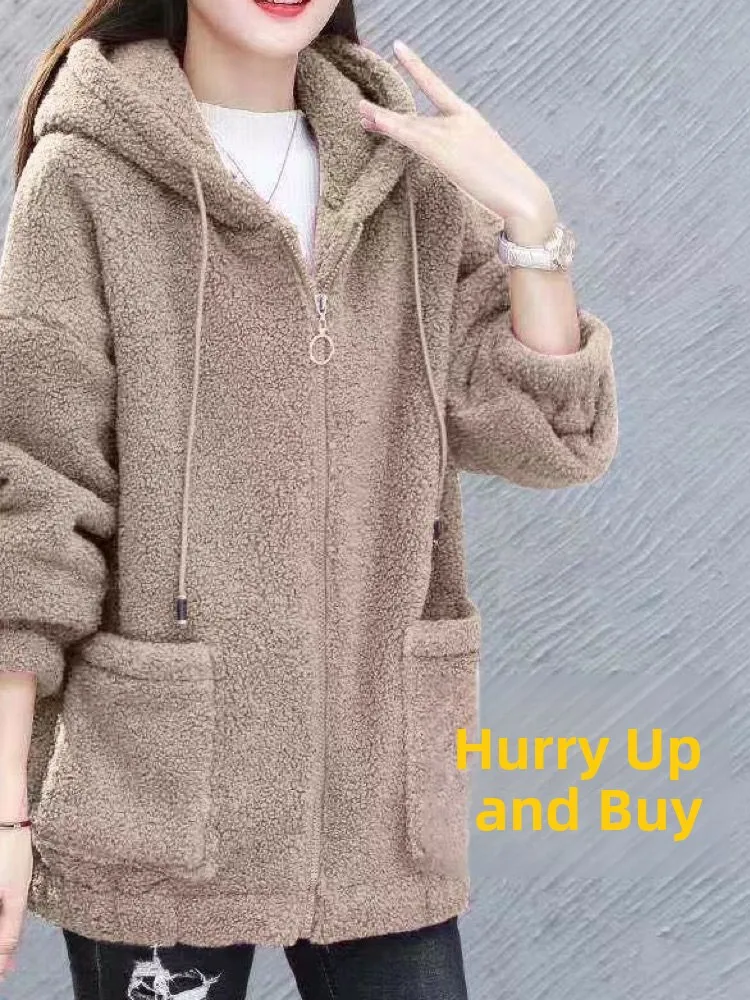Thickened Lamb Velvet Jacket Women's Open Cardigan Sweatshirt Casual Large Size Fleece Lined Top for Middle-Aged And Elderly ...
Thickened Lamb Velvet Jacket Women's Open Cardigan Sweatshirt Casual Large Size Fleece Lined Top for Middle-Aged And Elderly ...