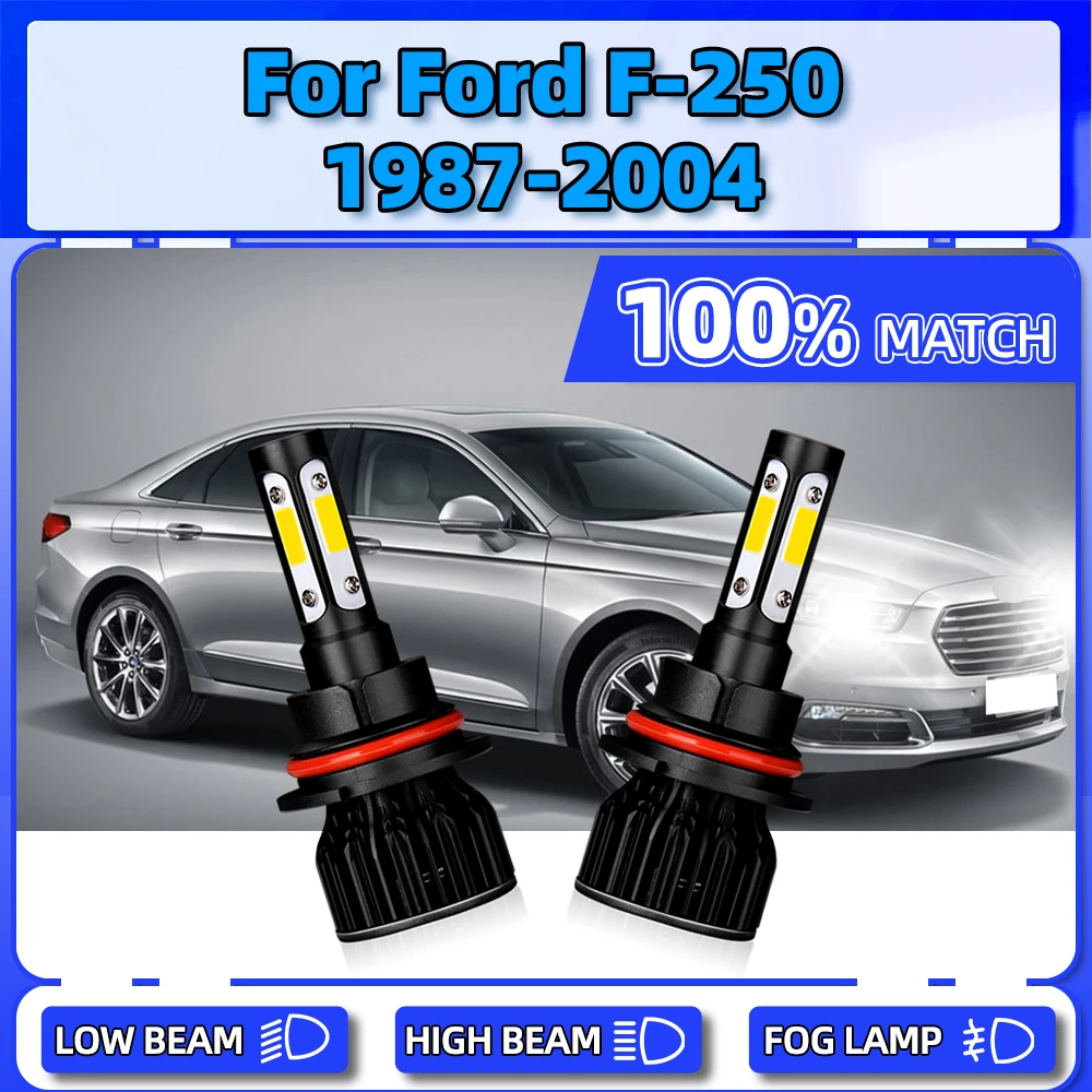CSP Chips LED Headlight Bulbs 20000LM 120W Canbus Car Head Lamps For Ford F-250 1987-1997 1998 1999 2000 2001 2002 2003 2004
CSP Chips LED Headlight Bulbs 20000LM 120W Canbus Car Head Lamps For Ford F-250 1987-1997 1998 1999 2000 2001 2002 2003 2004