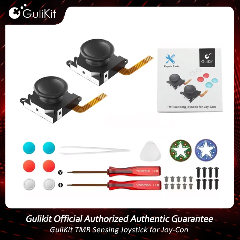 GuliKit TMR Sensing Joystick for Joy-Con Repair No Drifting Electromagnetic Stick for Swicth, Switch OLED, Switch Lite Replace
GuliKit TMR Sensing Joystick for Joy-Con Repair No Drifting Electromagnetic Stick for Swicth, Switch OLED, Switch Lite Replace