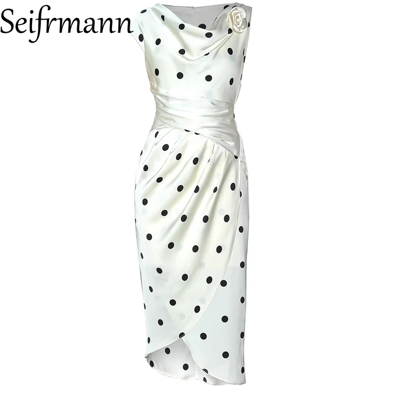 Seifrmann 2026 Spring Women's New Fashion V-neck Sleeveless Chest Flower Waist cinching Bag Hip Dress
Seifrmann 2026 Spring Women's New Fashion V-neck Sleeveless Chest Flower Waist cinching Bag Hip Dress