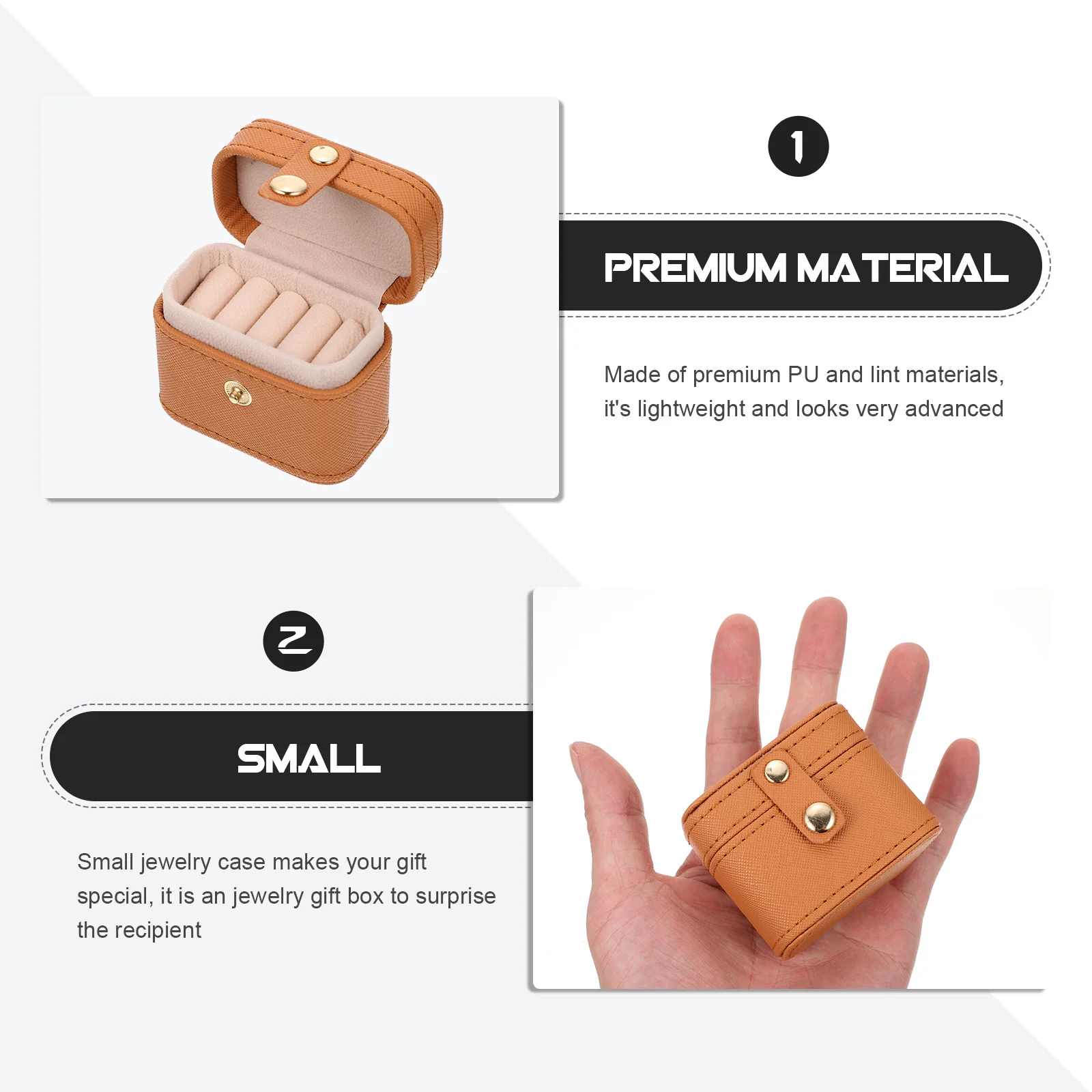 Jewelry Storage Box Small Retro PU Ring Storage Case Lightweight Jewelry Gift Container Desktop Decor PU Ring Box
Jewelry Storage Box Small Retro PU Ring Storage Case Lightweight Jewelry Gift Container Desktop Decor PU Ring Box