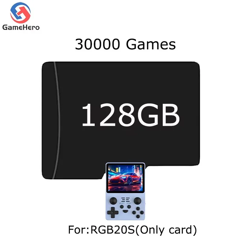 GAMEHERO POWKIDDY RGB20S Handheld Console 16GB Sytem Card 32GB 64GB 128GB Game Card
GAMEHERO POWKIDDY RGB20S Handheld Console 16GB Sytem Card 32GB 64GB 128GB Game Card