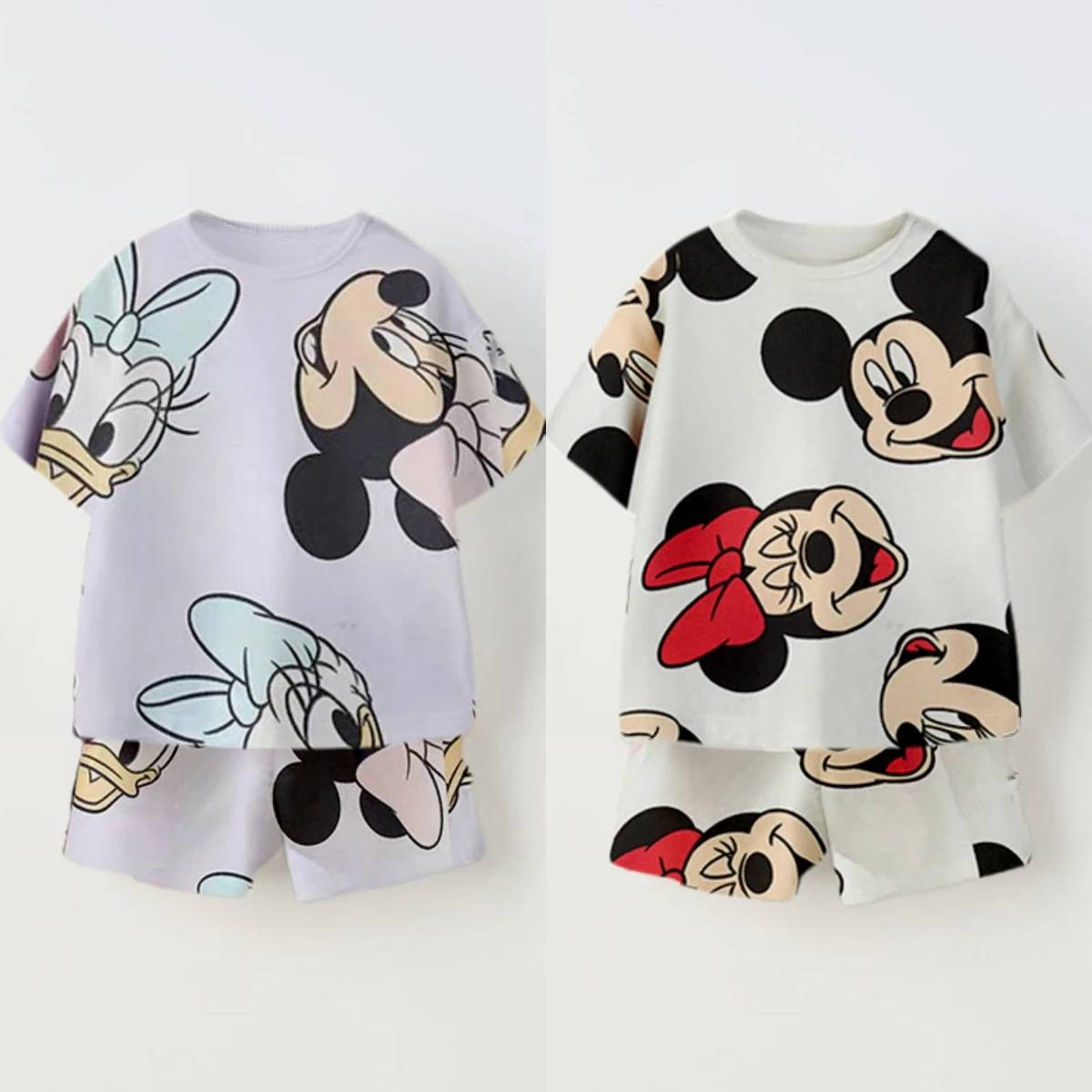 Disney Minnie Children's Summer Set, Girls' Casual Short Sleeve T-shirt Top+shorts Two Piece Set, Cartoon Set For Children
Disney Minnie Children's Summer Set, Girls' Casual Short Sleeve T-shirt Top+shorts Two Piece Set, Cartoon Set For Children