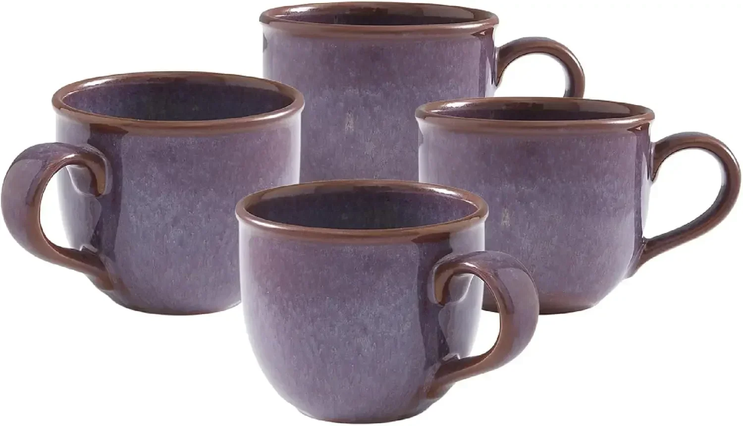 12oz Minerals Mug, Amethyst (Set of 4) - Stoneware Coffee Cup with Reactive Glaze, Durable & Stylish Ceramic Mug - Microwave, Di
12oz Minerals Mug, Amethyst (Set of 4) - Stoneware Coffee Cup with Reactive Glaze, Durable & Stylish Ceramic Mug - Microwave, Di