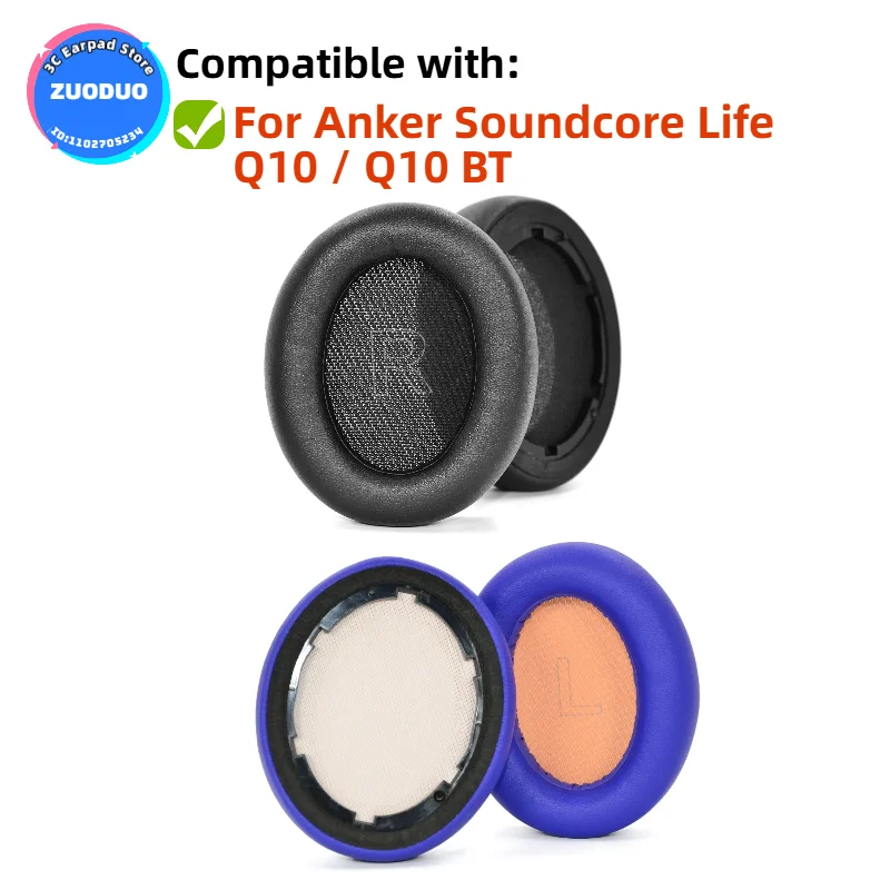 Ear Pads For Anker Soundcore Life Q10 / Q10 BT Headphone Replacement Leather Pads High Quality Foam Pads
Ear Pads For Anker Soundcore Life Q10 / Q10 BT Headphone Replacement Leather Pads High Quality Foam Pads