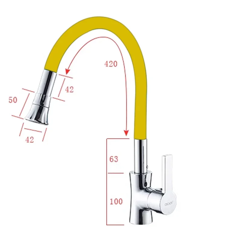 Chrome Pull down Kitchen Sink Faucet High Pressure Two Model Stream Sprayer Nozzle Stainless Steel Hot Cold Wate Mixer Tap
Chrome Pull down Kitchen Sink Faucet High Pressure Two Model Stream Sprayer Nozzle Stainless Steel Hot Cold Wate Mixer Tap
