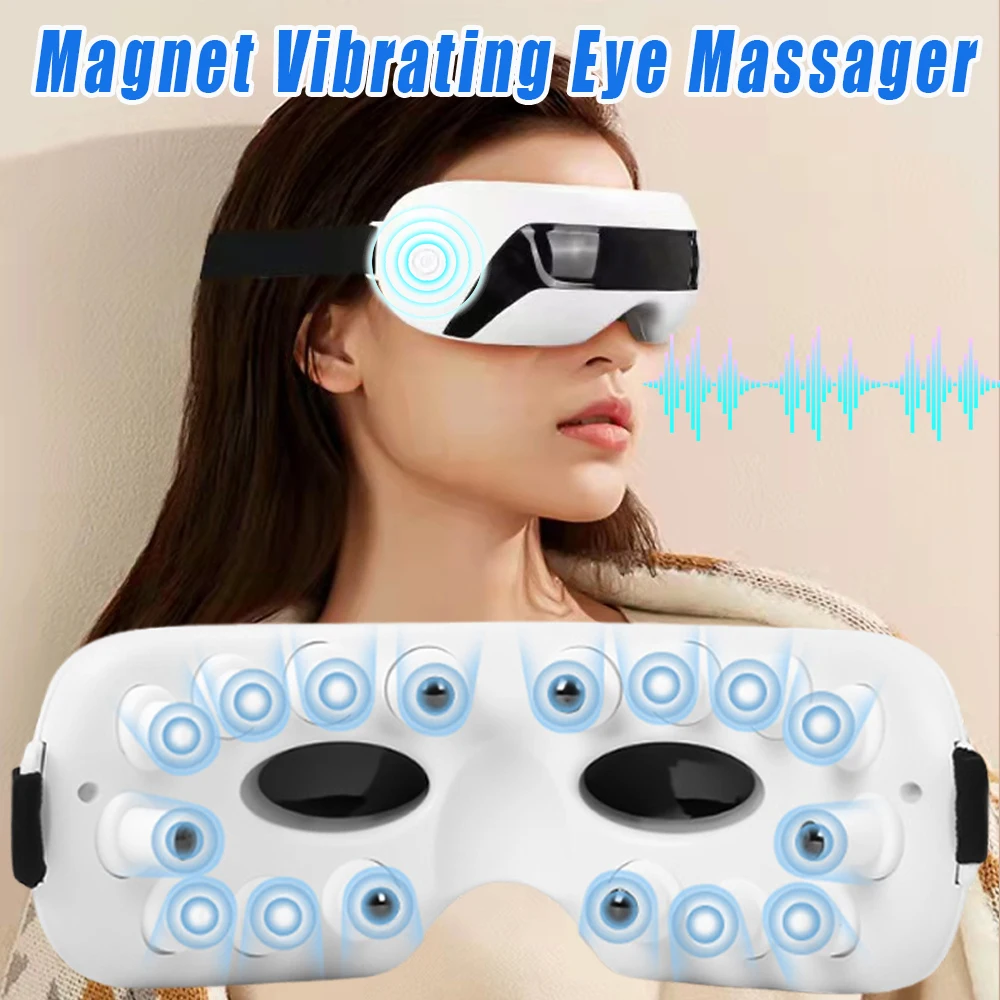 Electric Magnet Eye Massage Instrument Vibration Eye Massager Relieve Eye Fatigue Dry Sleep Visualization Eye Care Beauty Health
Electric Magnet Eye Massage Instrument Vibration Eye Massager Relieve Eye Fatigue Dry Sleep Visualization Eye Care Beauty Health