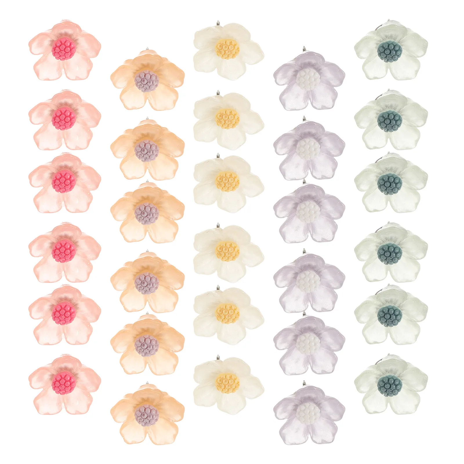 40Pcs Resin Rose Push Pins Flower Shaped Decorative Tacks for Bulletin Board Wall Hanging Home Office Map Display Supplies
40Pcs Resin Rose Push Pins Flower Shaped Decorative Tacks for Bulletin Board Wall Hanging Home Office Map Display Supplies