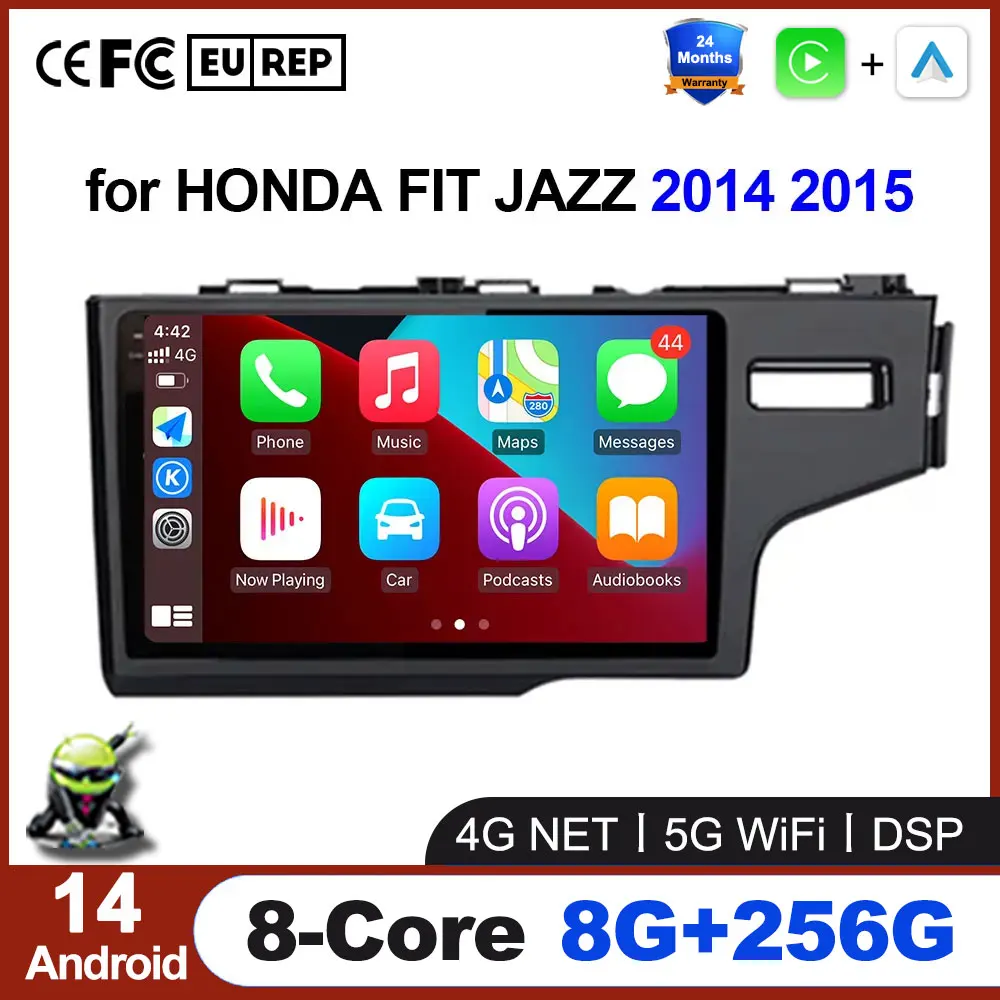 Wireless CarPlay Android Auto Radio for HONDA FIT JAZZ 2014 2015 5G Wifi Car Multimedia GPS 2din autoradio Android 14 Tools
Wireless CarPlay Android Auto Radio for HONDA FIT JAZZ 2014 2015 5G Wifi Car Multimedia GPS 2din autoradio Android 14 Tools