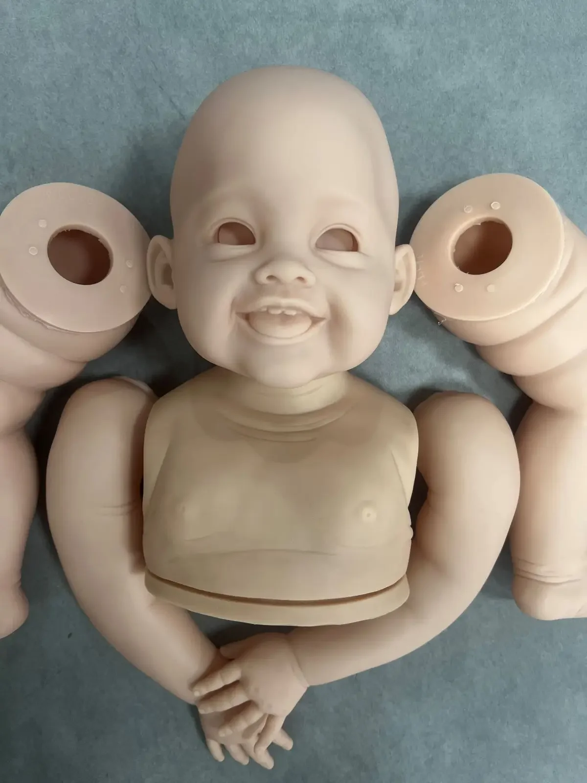 EGO 28inch Reborn Doll Kit Devi Unfinished Unpainted Blank Doll kit with Cloth Body and Connectors
EGO 28inch Reborn Doll Kit Devi Unfinished Unpainted Blank Doll kit with Cloth Body and Connectors