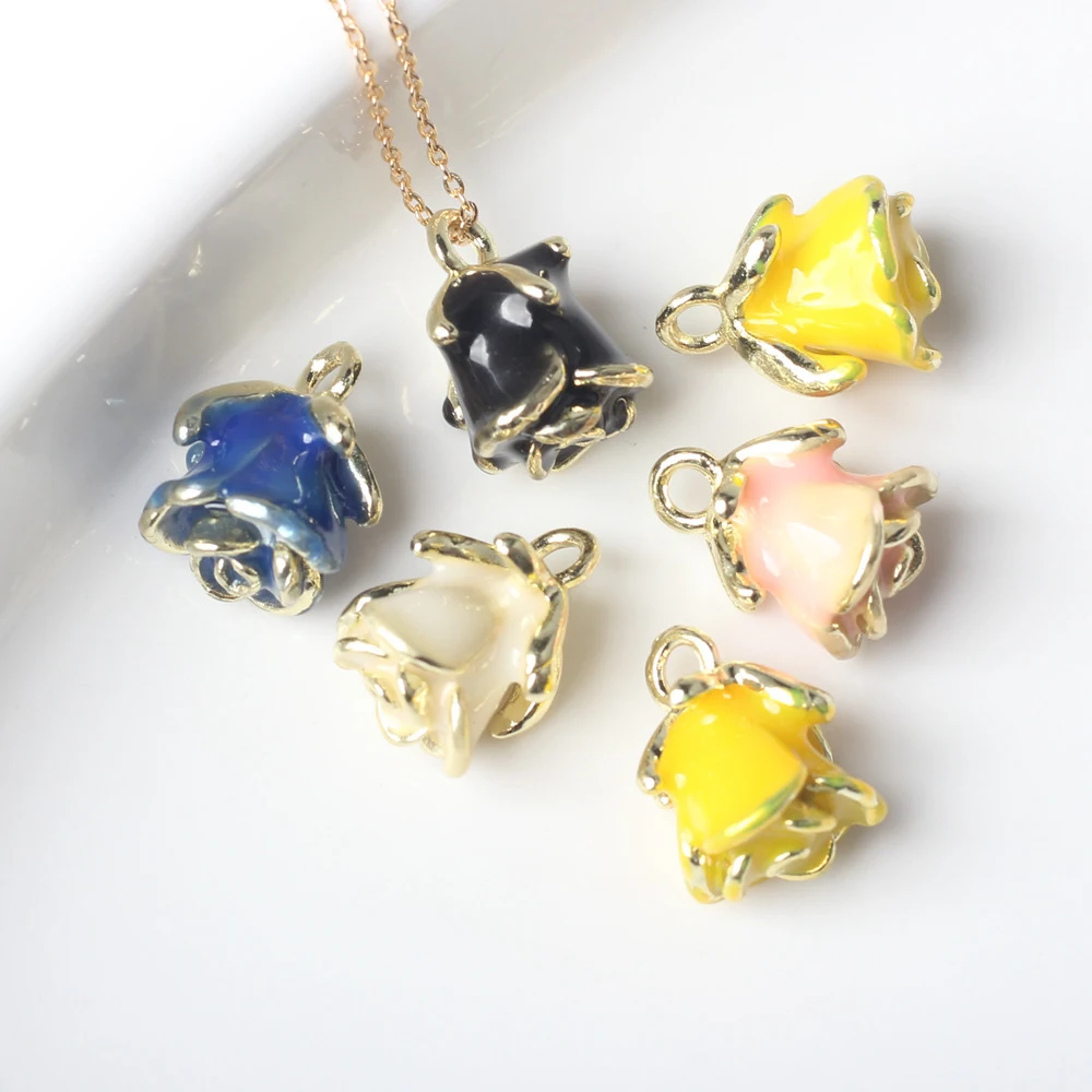 10pcs Fashion Cute Rose Flowers Charms Pendant Jewelry Making Accessories Handmade DIY Bracelet Earrings Necklace Ornament Gifts
10pcs Fashion Cute Rose Flowers Charms Pendant Jewelry Making Accessories Handmade DIY Bracelet Earrings Necklace Ornament Gifts