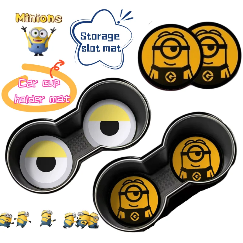 New Minions Car Coaster Cartoon Non-slip Storage Mat Creative Personalized Storage Trough Mat High Color Value Desktop Coaster
New Minions Car Coaster Cartoon Non-slip Storage Mat Creative Personalized Storage Trough Mat High Color Value Desktop Coaster