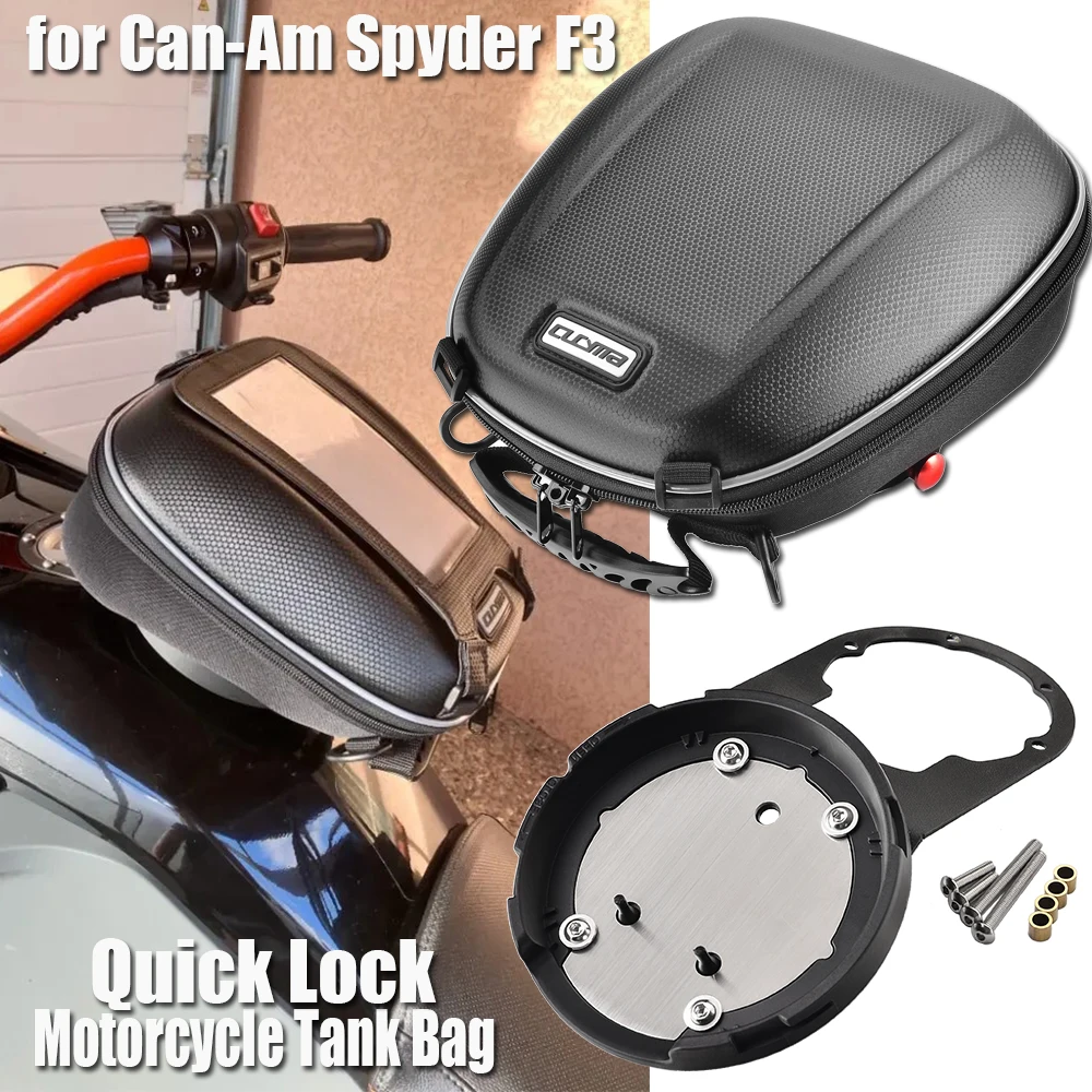 For Can-Am Spyder F3 Can Am Motorcycle Fuel Tank Bag Luggage Quick Lock Racing Travel Bags Saddle Bag Top Case
For Can-Am Spyder F3 Can Am Motorcycle Fuel Tank Bag Luggage Quick Lock Racing Travel Bags Saddle Bag Top Case