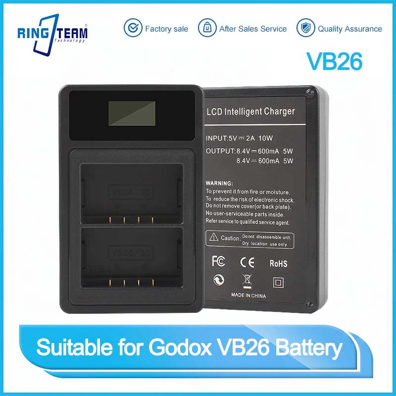 High Quality Upgraded VB26 Dual Charger - Type-C Port LCD Indicator for V1 Series AD100Pro Flashes
High Quality Upgraded VB26 Dual Charger - Type-C Port LCD Indicator for V1 Series AD100Pro Flashes