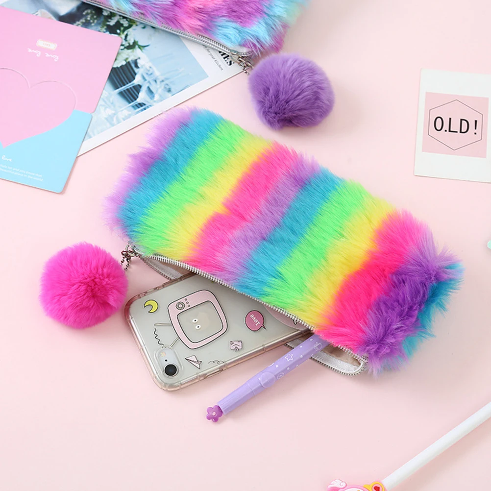 Rainbow Pencil Case Colorful Bag Girls Makeup Kit High Capacity Storage Pen Bags Multifunction Pencil
Rainbow Pencil Case Colorful Bag Girls Makeup Kit High Capacity Storage Pen Bags Multifunction Pencil