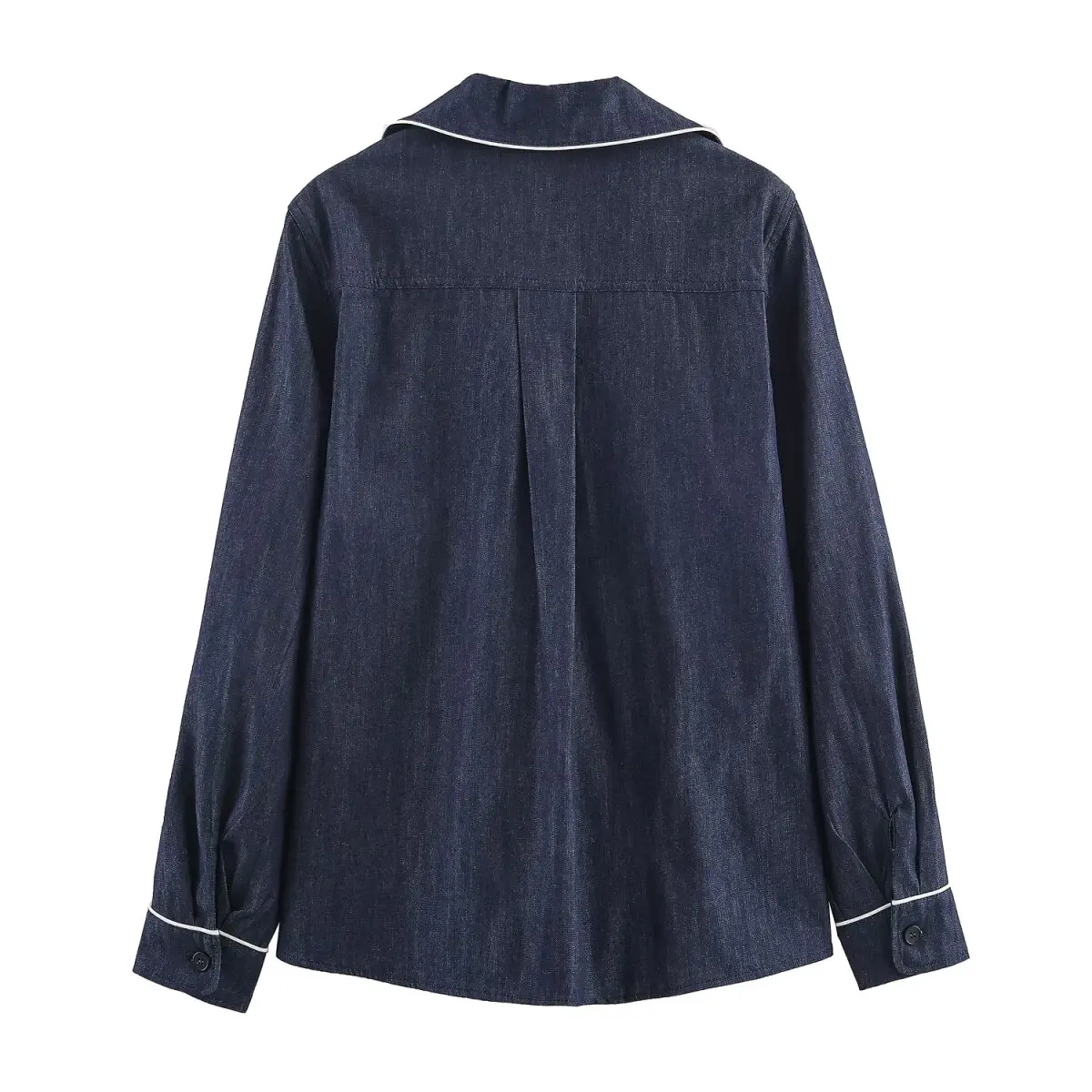 Женский джинсовый костюм, модный синий с контрастной окантовкой, кардиган с длинными рукавами + пояс на шнурке, удобные брюки
Женский джинсовый костюм, модный синий с контрастной окантовкой, кардиган с длинными рукавами + пояс на шнурке, удобные брюки