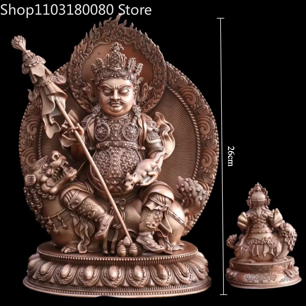 27cm Red Copper carving Vaishravana Vaisravana buddha statue Tibet Buddhism Lion Zambala sculpture
27cm Red Copper carving Vaishravana Vaisravana buddha statue Tibet Buddhism Lion Zambala sculpture