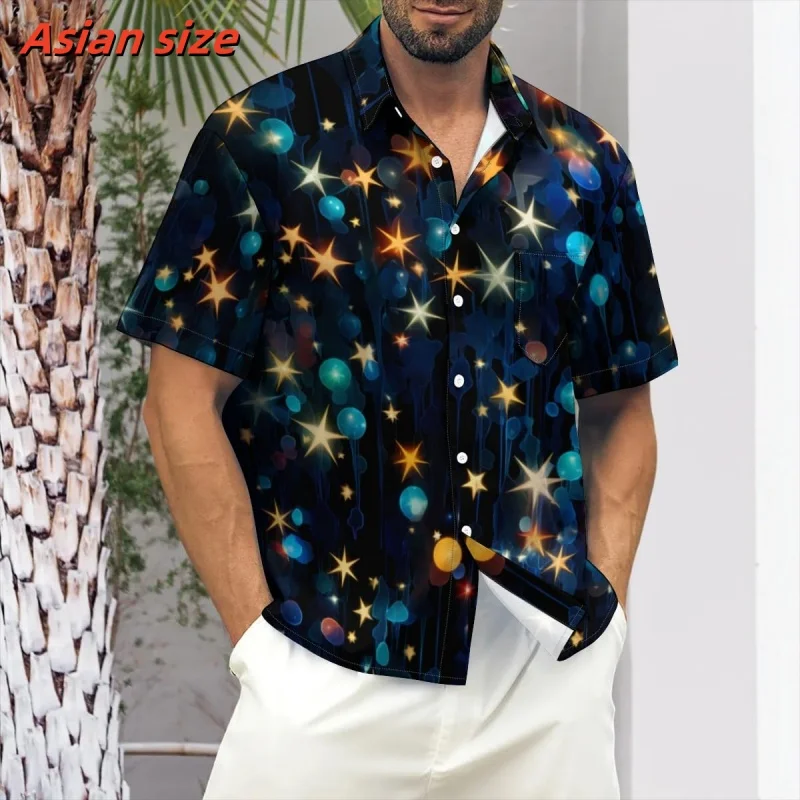 3D Printed Fireworks Cat Aloha Shirt For Men Colorful Stars Pattern Blouse Summer Loose Short Sleeve Lapel Tops Hawaiian Shirts
3D Printed Fireworks Cat Aloha Shirt For Men Colorful Stars Pattern Blouse Summer Loose Short Sleeve Lapel Tops Hawaiian Shirts