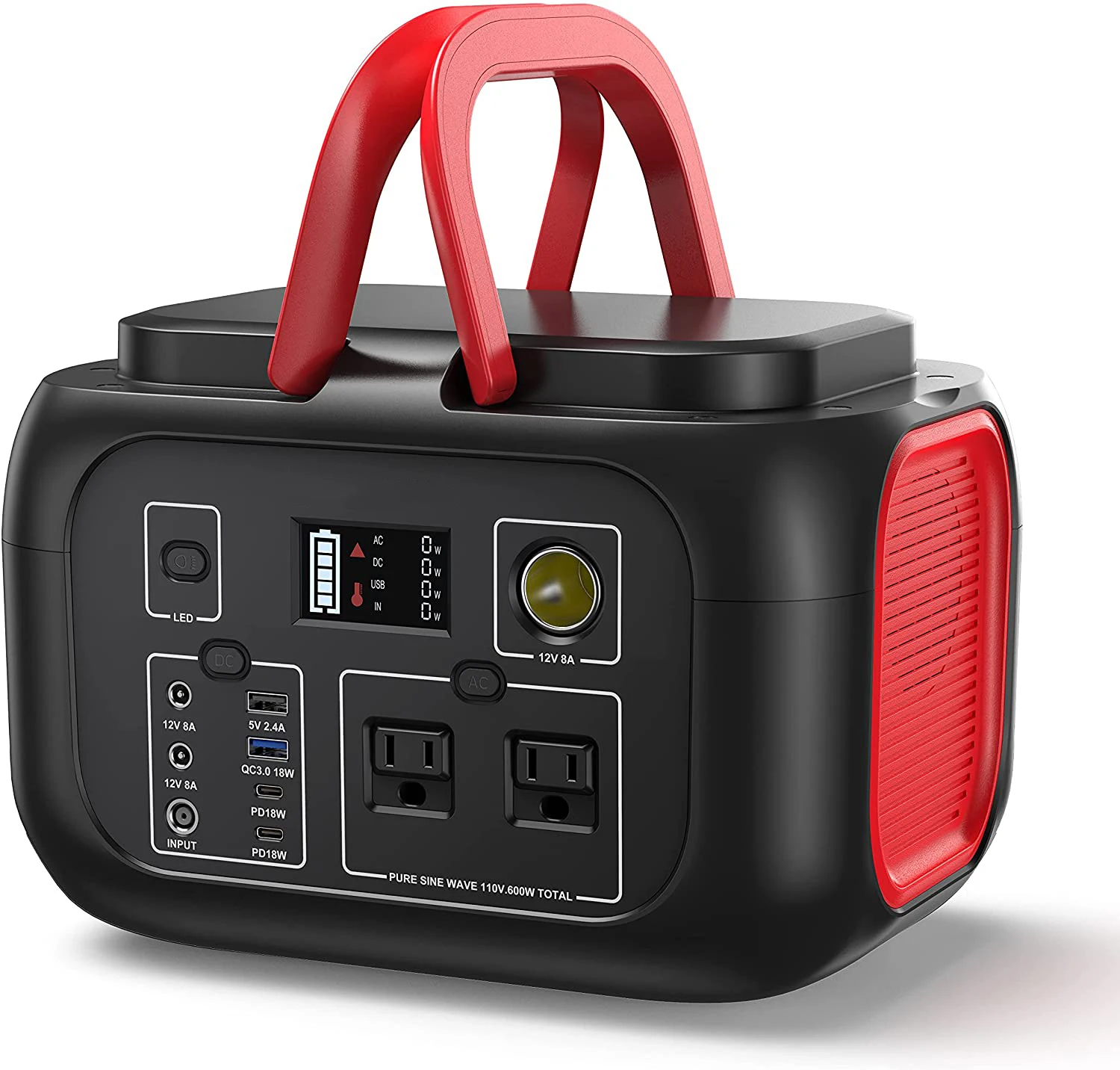 Powkey Universal Sockets Portable Power Supply Stations Power Energy Storage Solar Powered Outdoor Generator 500W 600W 1000W
Powkey Universal Sockets Portable Power Supply Stations Power Energy Storage Solar Powered Outdoor Generator 500W 600W 1000W