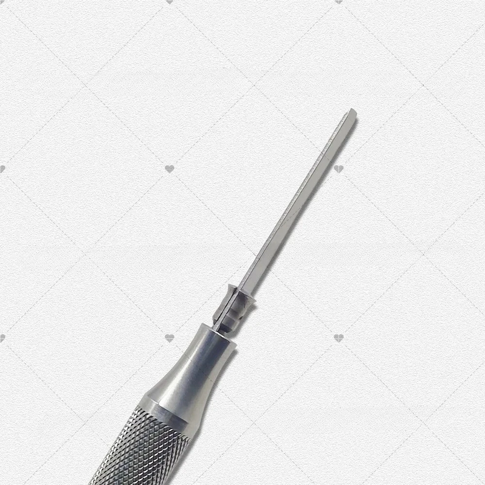 Lab Microscopic Shank Lab Implants Minimally Invasive Extraction Round Shank Knife Holder Tool
Lab Microscopic Shank Lab Implants Minimally Invasive Extraction Round Shank Knife Holder Tool