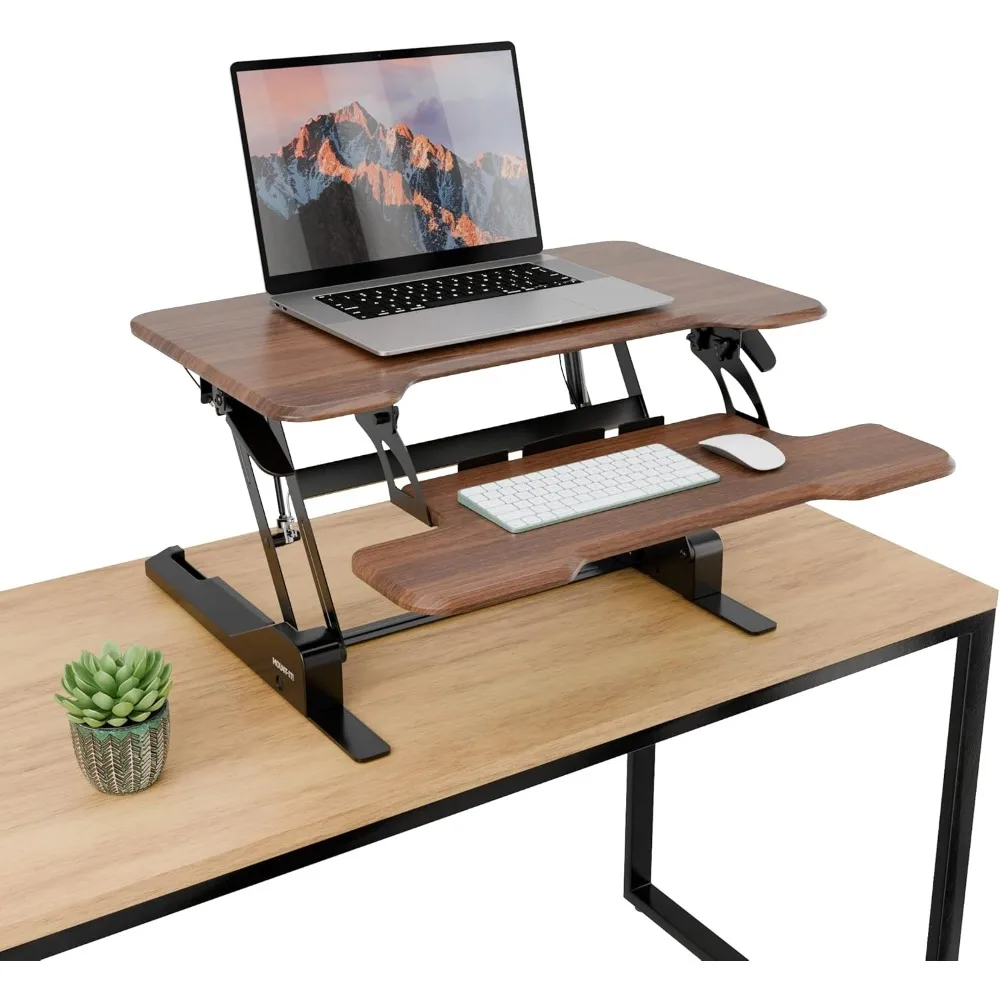 Mount-It! Height Adjustable Standing Desk Converter, Compact 30” Wide Tabletop Standing Desk Riser with Gas Spring, Desktop Stan
Mount-It! Height Adjustable Standing Desk Converter, Compact 30” Wide Tabletop Standing Desk Riser with Gas Spring, Desktop Stan