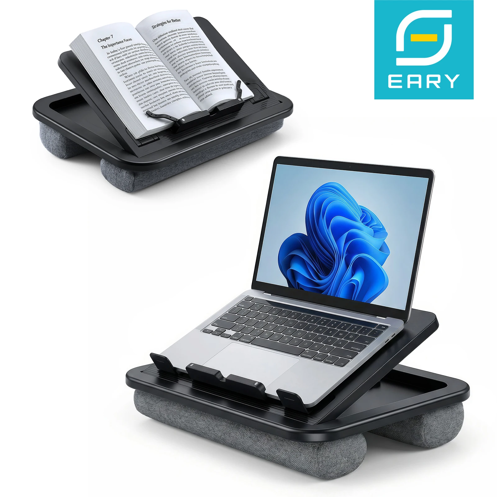 Портативная подставка для ноутбука Eary с подушкой для MacBook Pro/Air, регулируемый столик для офиса, держатель для планшета/iPad, для ноутбуков до 15.6 дюймов
Портативная подставка для ноутбука Eary с подушкой для MacBook Pro/Air, регулируемый столик для офиса, держатель для планшета/iPad, для ноутбуков до 15.6 дюймов