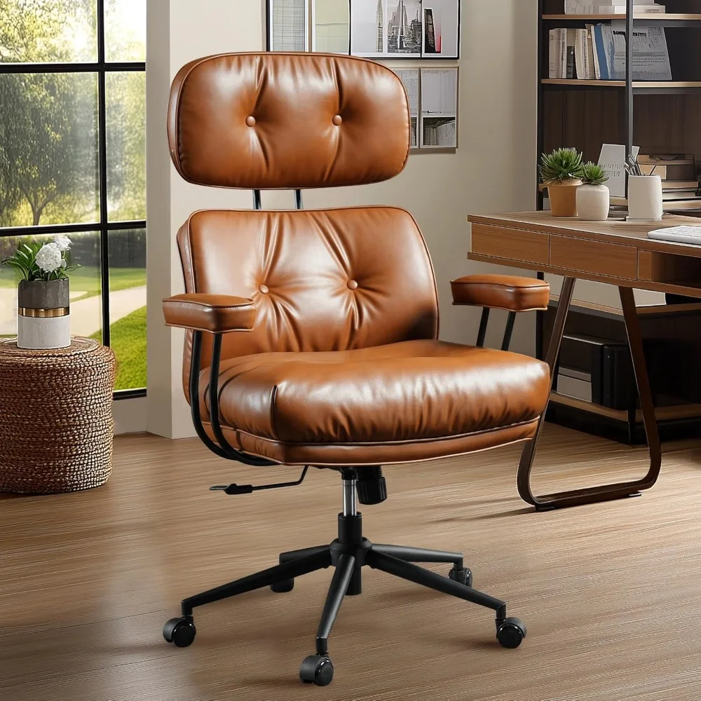 Mid Century Modren Big and Tall Office Chair,Large Ergonomic Executive Chair for Heavy Duty People, Computer Desk Task Chair wit
Mid Century Modren Big and Tall Office Chair,Large Ergonomic Executive Chair for Heavy Duty People, Computer Desk Task Chair wit