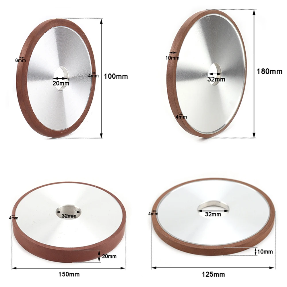 80-200mm Diamond Grinding Wheel Resin Grinding Disc Abrasive Tools for Tungsten Steel Alloy Ceramic Glass Sharpenin Grit 150/320
80-200mm Diamond Grinding Wheel Resin Grinding Disc Abrasive Tools for Tungsten Steel Alloy Ceramic Glass Sharpenin Grit 150/320