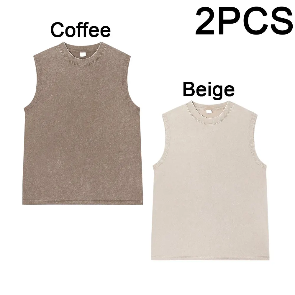 Vintage 2-Piece Set Washed Tank Top 100% Cotton Streetwear Hip Hop Loose Graphics Sleeveless Vest For Men Women
Vintage 2-Piece Set Washed Tank Top 100% Cotton Streetwear Hip Hop Loose Graphics Sleeveless Vest For Men Women