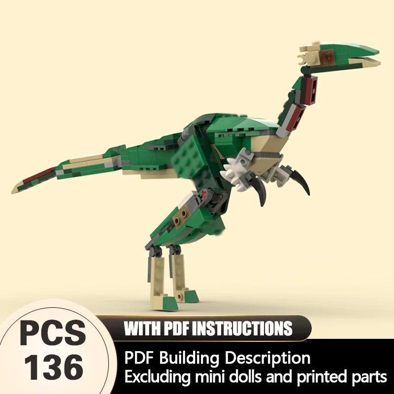 Creators Animal Series Model MOC Building Bricks Shuvuuia Deserti Modular Technology Gifts Holiday Assemble Children Toys Suit
Creators Animal Series Model MOC Building Bricks Shuvuuia Deserti Modular Technology Gifts Holiday Assemble Children Toys Suit